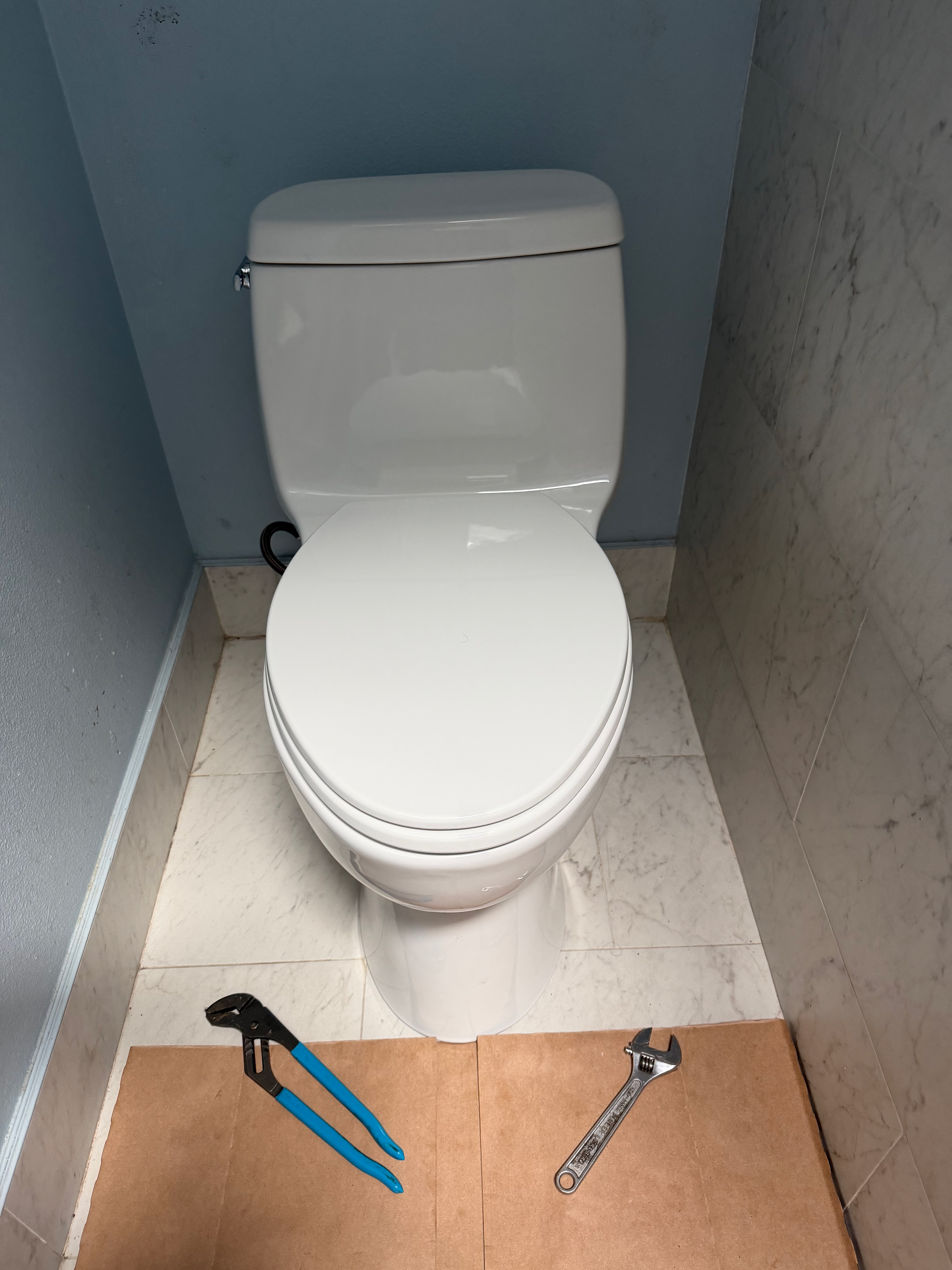 Completed toilet installation — J Sammy Home Services Long Beach